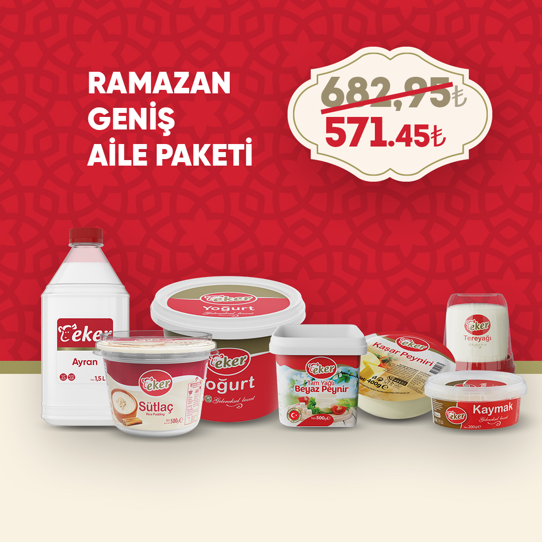 Ramazan zel Geni Aile Paketi